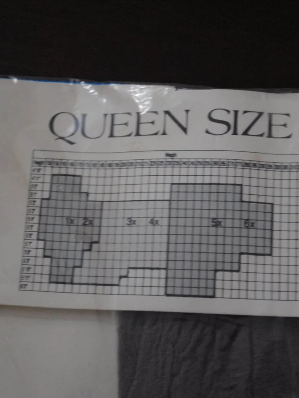 Vintage Super Value Queen Size Gray Plus Size Pany Hose Sandalfoot 3X 4X Sealed